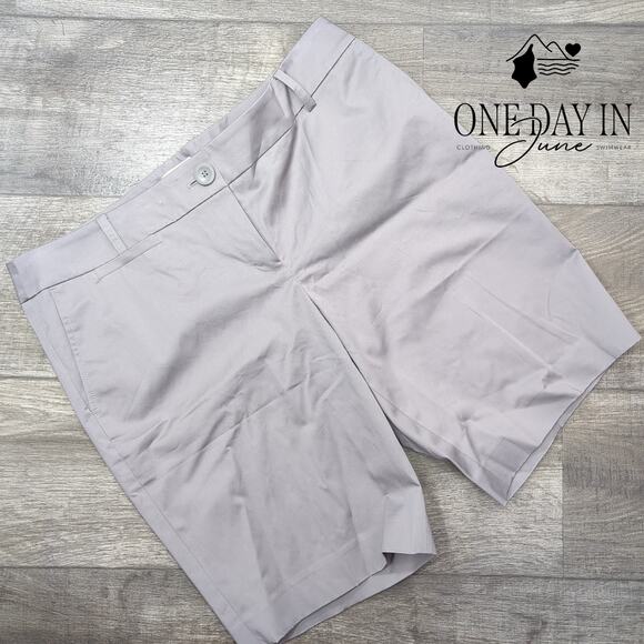 Loft Flat Front Shorts Size 12 - Picture 1 of 7